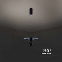 9W LED Designer Hanging Lamp (30*320*100CM) Black Body 4000K