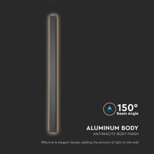 10W LED Linear Wall Light (510*60*50mm) Colorcode: 3000K Anthracite Body IP54