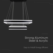 Полилей с димираща функция 115W 3000К черен цвят SKU 213987 V-TAC