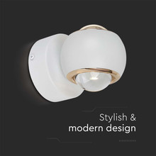 10W LED Wall Lamp Light White Body 3000K