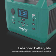 600W Преносима соларна станция SKU 11626 V-TAC