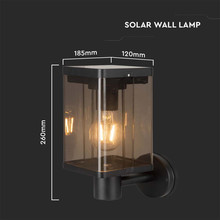 LED Наземна Лампа Е27 2.5W IP44 Сензор SKU 23010 V-TAC