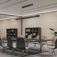 LED Линейно Висящо Тяло Лупа-CCT 3IN1 - Черно 36W SKU 23341 V-TAC