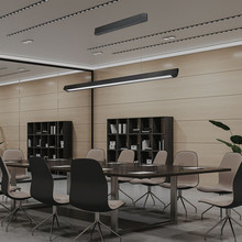 LED Линейно Висящо Тяло Дифузер-CCT 3IN1 - Черно 36W SKU 23345 V-TAC