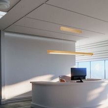 LED Линейно Висящо Тяло Дифузер-CCT 3IN1 - Златен Мат 36W SKU 23348 V-TAC