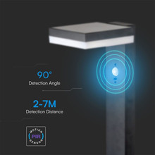 LED Соларна Наземна Със Сензор и Батерия 5.5W 2200MA LI 3.7V SKU 23398 V-TAC