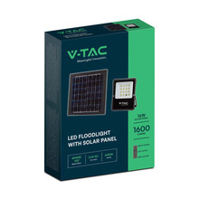 LED Соларен Прожектор 20W 4000К SKU 6969 V-TAC
