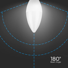 LED Крушка Е14 7W SAMSUNG ЧИП 7W E14 Кендъл 6400К SKU 21113 V-TAC