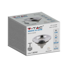 LED Крушка GU10 12W 4000К AR111 димируема SKU 217235 V-TAC