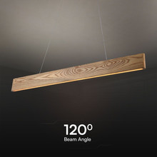 LED Пендел 24W Дизайн Дърво и Бяло Тяло L900 на H40 SKU 23365 V-TAC