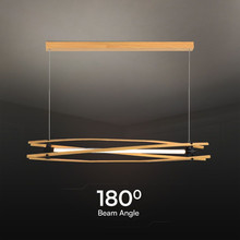 LED Пендел Дизайн Дърво иБяло Тяло L1200 SKU 23368 V-TAC