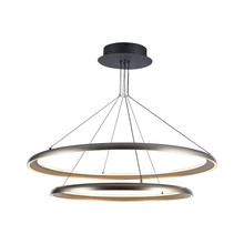 LED Designer Pendant Lampholder Champagne Gold + White Body D400+D600