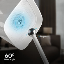 5W LED Магнитна Настолна Лампа С Батерия 3600mAh CCT: 3IN1 Бяло Тяло Димираща SKU 23412 V-TAC