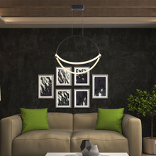 16W LED Handing Pendant Light WIth 1.5m Wire 600mm 3000K Black Body