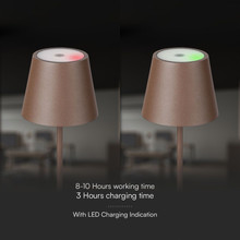 LED Настолна Лампа 3000K IP54 Пясък Corten Тяло 1.5W SKU 23446 V-TAC