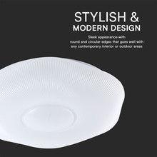 Димируем Плафон за таван с дистанционно 30W - 60W - 30W SKU 23588 V-TAC