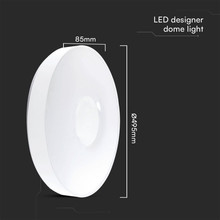 30W - 60W - 30W Designer Domelight Remote Control Dimmable Victory White Cover