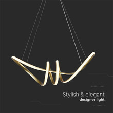 LED Попилеи 24W 3000K Златист SKU 8011 V-TAC