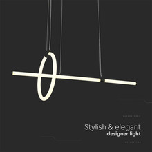 LED Попилеи 16W 3000K Черен SKU 8022 V-TAC