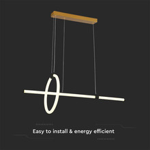 LED Попилеи 16W 3000K Черен SKU 8022 V-TAC