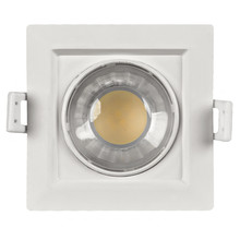 LED downlight for building-in movable square 8W, 4200K, 220V, neutral light, SMD2835