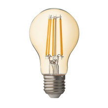 LED dimmable filament bulb amber E27 220-240V AC 7.5W
