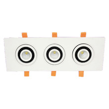 VT/PAN-3/3x5W/COB/6000K/220V/SQUARE/LED SPOTLIGHT