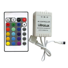 RGB controller with IR remote control, 72W 6А 12V DC