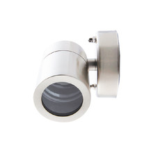 Фасадна лампа GU10 черна неръждаема стомана Φ60x116x93mm IP44 Неръждаема стомана и Никел 3240540 VITO