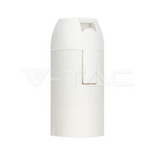 E14 LAMP HOLDER  (POLYBAG+CARD) - WHITE