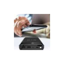 SKU 8859 Външна Батерия 20K Mah Безжично Зареждане Черна с марка V-TAC