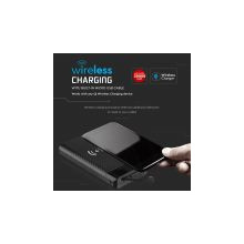 SKU 8859 Външна Батерия 20K Mah Безжично Зареждане Черна с марка V-TAC