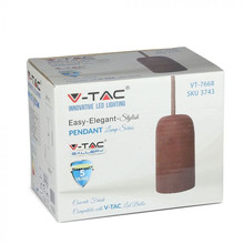 SKU 3743 Пендел Бетон Червен с марка V-TAC