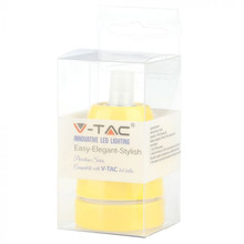SKU 3801 Фасунга Порцелан E27 Жълт с марка V-TAC