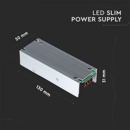 SKU 3246 LED Slim Захранване - 60W 12V 5A Метал с марка V-TAC