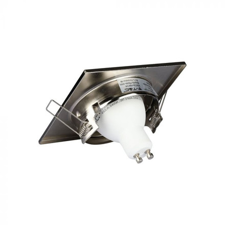 GU10 Housing Square Movable Satin Nickel                     