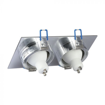 SKU 3608 2*GU10 Корпус Луна Квадрат Алуминий с марка V-TAC