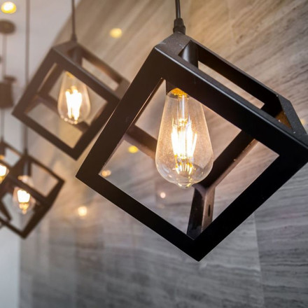 SKU 3834 Пендел Черен Мат С Черен Кабел с марка V-TAC