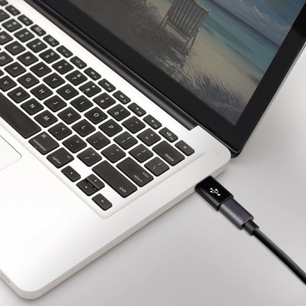 Micro USB To Type C Adaptor Black