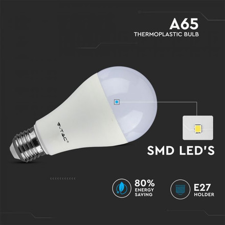 LED Bulb - 17W A65 Е27 Thermoplastic 4000K                                