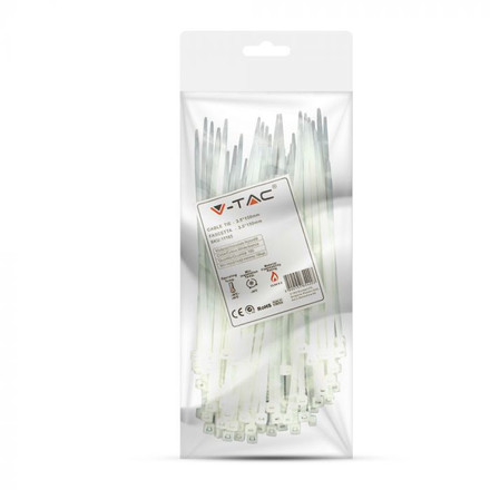 Cable Tie - 3.5*150mm White 100pcs/Pack
