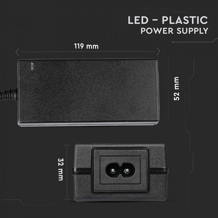 LED Power Supply - 30W 12V 2.5A Plastic IP44
