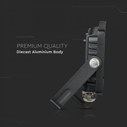 LED Прожектор 10W 3000К SAMSUNG ЧИП Черно Тяло SKU 424 V-TAC