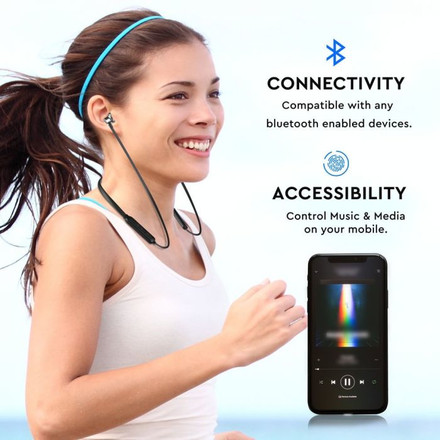 SKU 7710 Bluetooth Слушалка 500mAh Черна с марка V-TAC