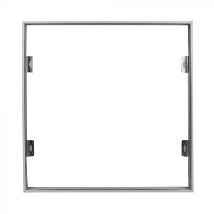 Aluminum Frame 600X600 With Screws Fixed White 