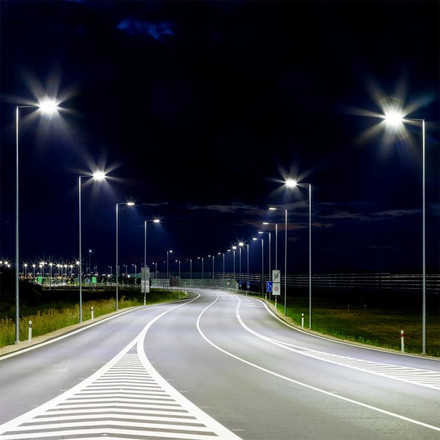 SKU 958 LED Улична Лампа SAMSUNG ЧИП - 50W 4000K 120LM/W с марка V-TAC