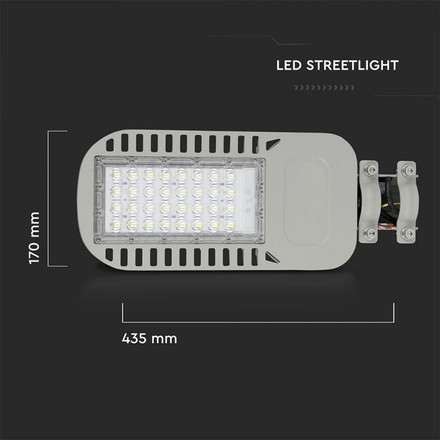 SKU 958 LED Улична Лампа SAMSUNG ЧИП - 50W 4000K 120LM/W с марка V-TAC