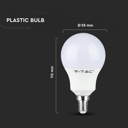 LED Крушка Е14 9W 3000K SAMSUNG ЧИП Кендъл SKU 114 V-TAC
