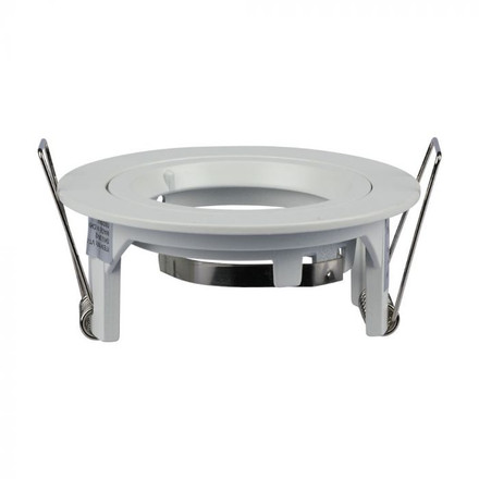 GU10 Fitting Round White 