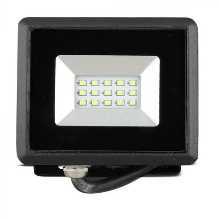 10W LED Floodlight SMD E-Series Black Body Green IP65
